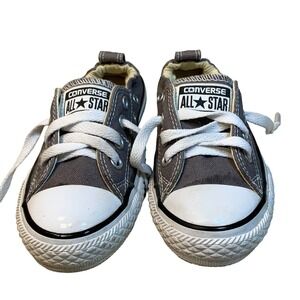 Converse All Star Denim Size 12 Cushioned Low Top Shoes 730316F Kids